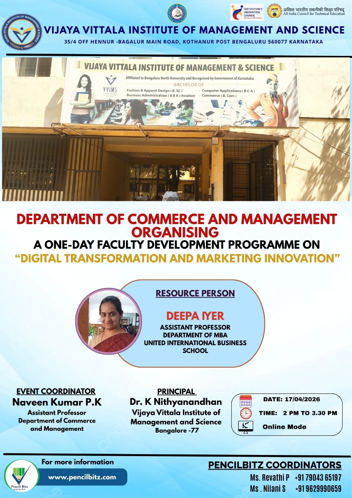 College Event Brochure